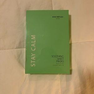 Stay calm, #givethemlala smoothing sheet masks, 4 pack, unopened.